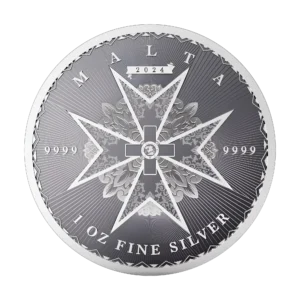 Maltese Cross 2024 Silver Coin 1 oz Malta Bullion