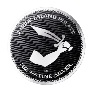 Rhode Island Pirate Jolly Roger Series 2025 Silver Coin 1 oz Niue Bullion