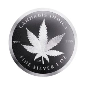 Cannabis 2025 Silver Coin 1 oz  Cameroon Bullion