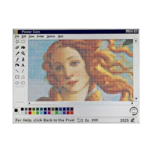 Paint - Back to the Pixel 2025 Silver Coin 2 oz Niue Collectible