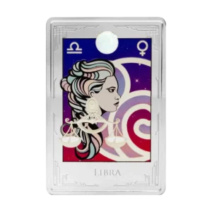 Libra Star Signs of the Zodiac  2025 Silver Coin 2 oz Niue Collectible