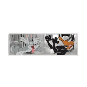 Bugs Bunny & Duffy Duck Looney Tunes Double Trouble 2025 Silver Coin 1 oz Niue Collectible