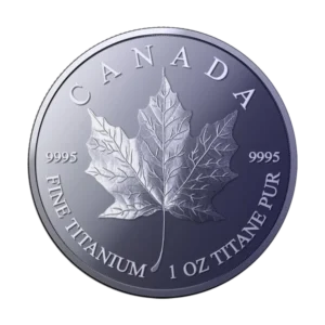 Canadian Maple Leaf 2026 Titanium 1 oz Canada Bullion