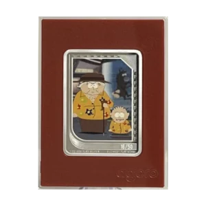 Mephesto & Kevin South Park 2025 Silver Trading Coin 1 oz Niue Ruby Mintage (CoA#16/50)