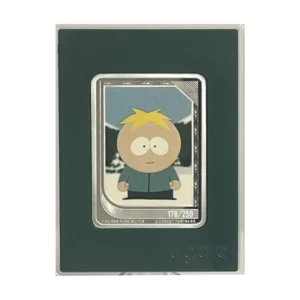 Leopold Butters Stotch South Park 2025 Silver Trading Coin 1 oz Niue Emerald Mintage (CoA#178/250)