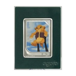 El Rey León Disney Renaissance 2025 Trading Coin Plata 1 oz Niue Emerald Mintage (CoA#8/250)