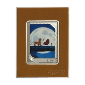 The Lion King Disney Renaissance 2025 Silver Trading Coin 1 oz Niue Topaz Mintage (CoA#93/150)
