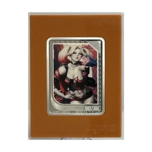 Harley Quinn #10 DC COMIC 2025 Silver Trading Coin 1 oz Niue Topaz Mintage (CoA#2/300)