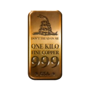 Don´t Tread on Me Copper 1 kg Cast Bar